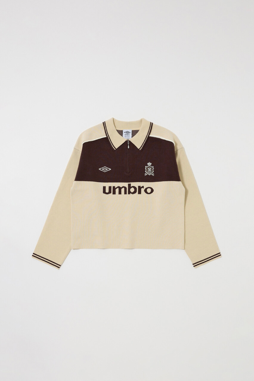 UMBRO MOUSSY ホワイト長袖シャツ UMBRO MOUSSY ホワイト長袖シャツ