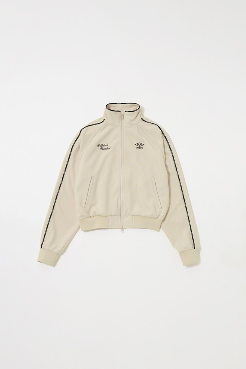 UMBRO MOUSSY ホワイト長袖シャツ MOUSSY（マウジー）の「UMBRO ユニフォーム（Tシャツ/カットソー