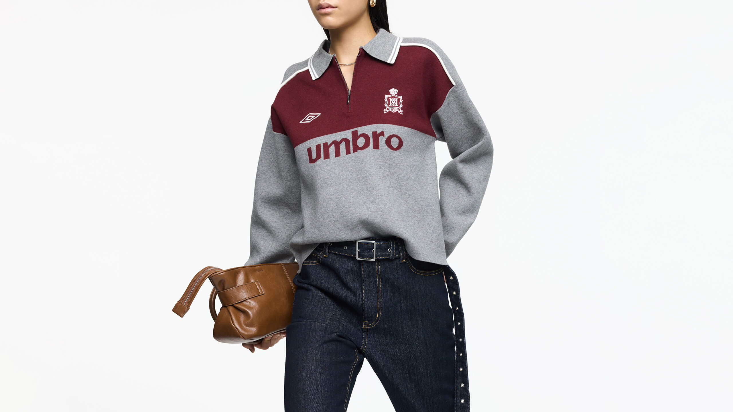 moussy Umbro ロンT MOUSSY（マウジー） UMBRO（アンブロ）とのスペシャル