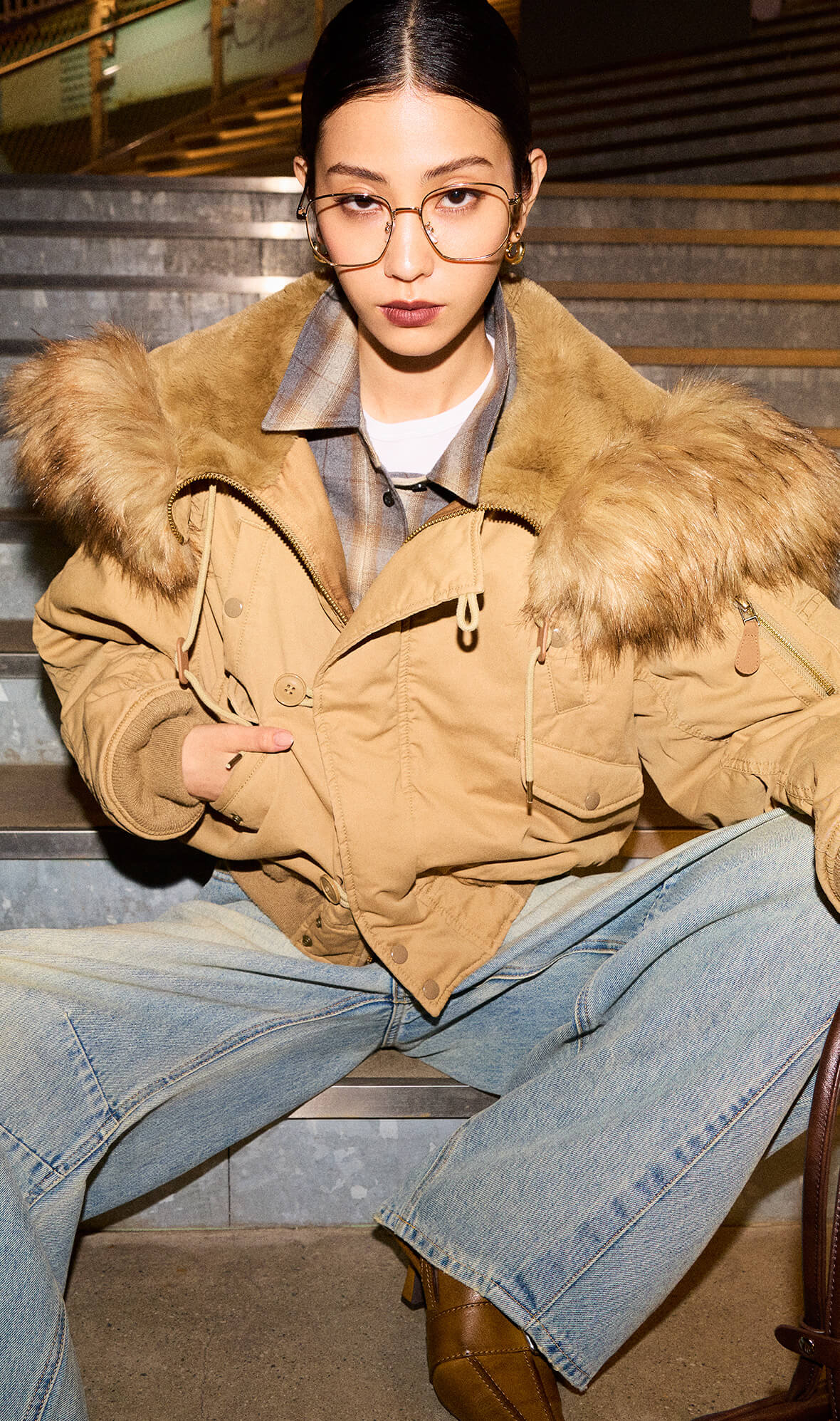 c*c様 MOUSSY♡ファーダウン♡美品です^ ^ミリタリーモッズコート平成ギ BLACK BY MOUSSY | hood down coat (コート ) |SHEL'TTER WEBSTORE